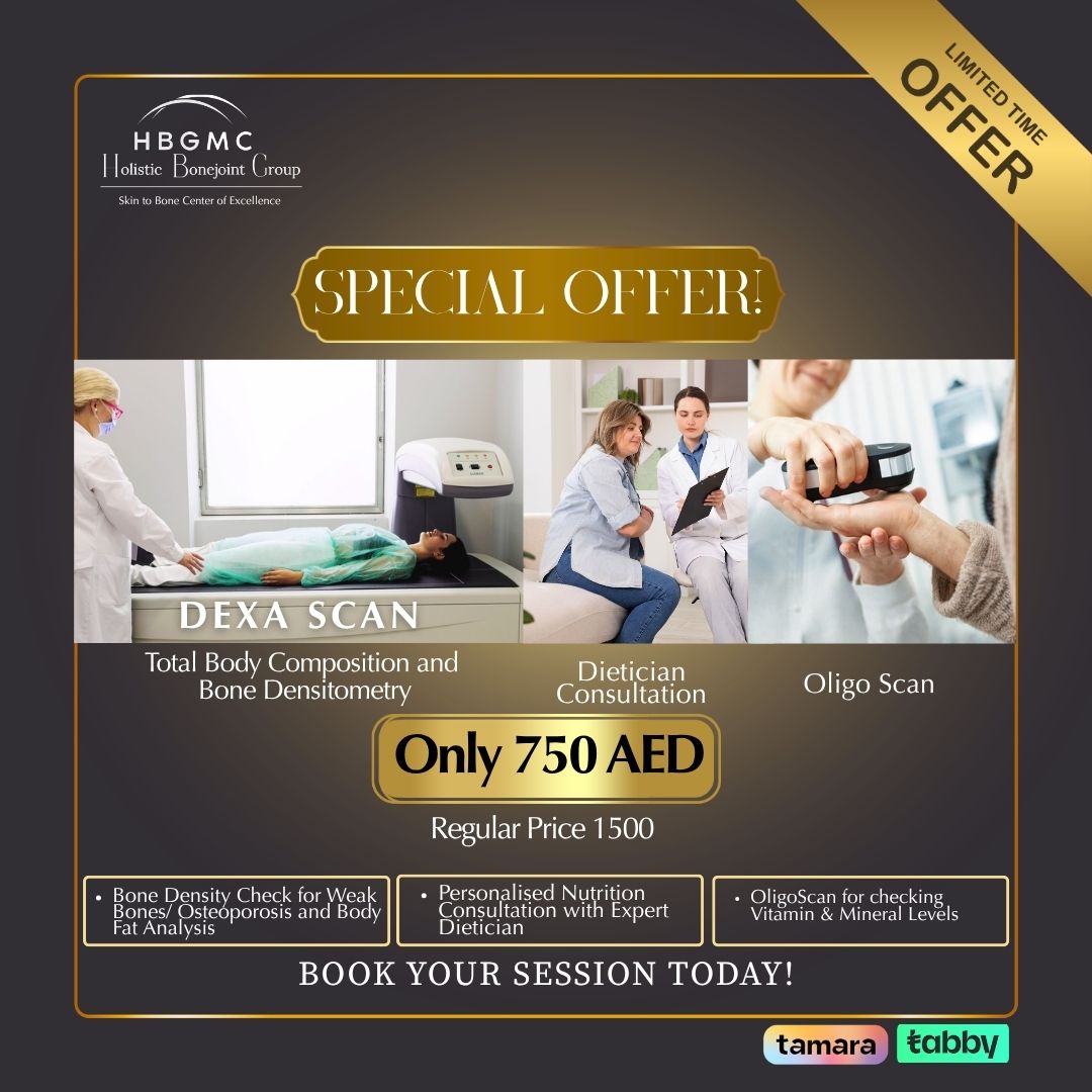 Total Body Wellness Package - Advanced DEXA Scan,  Nutrition Consultation & OligoScan